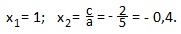 8.2.5. Разложение квадратного трехчлена на линейные множители.
