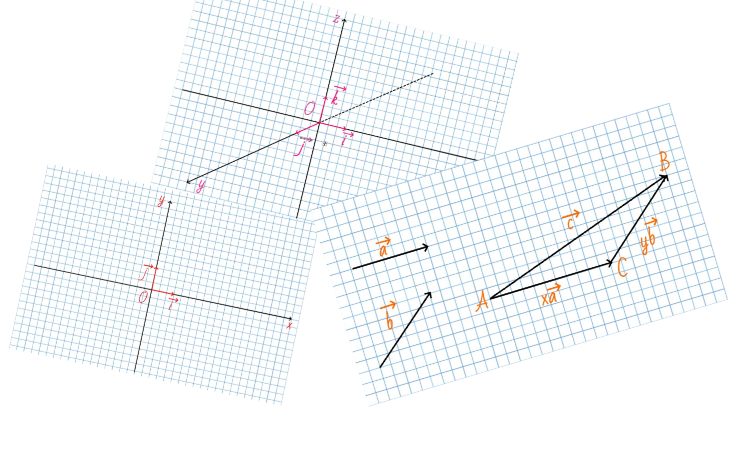 Разложение вектора по двум неколлинеарным векторам